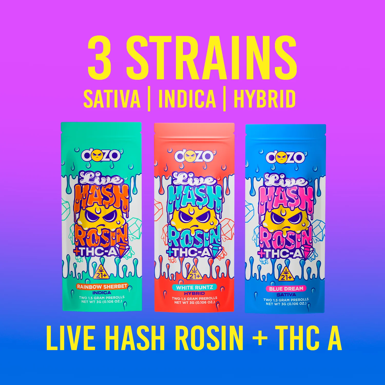 Dozo Live Hash Rosin
